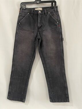 BDG carpenter jeans utility jeans faded black men’s straight leg jeans